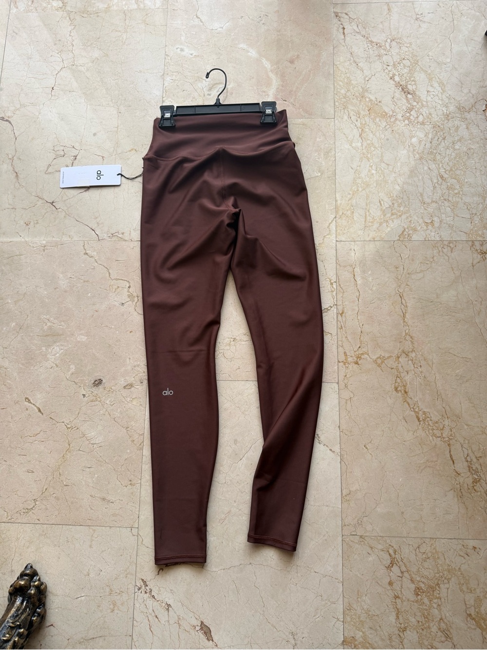 ALO Yoga women’s Chocolate Brown High-Rise Leggings